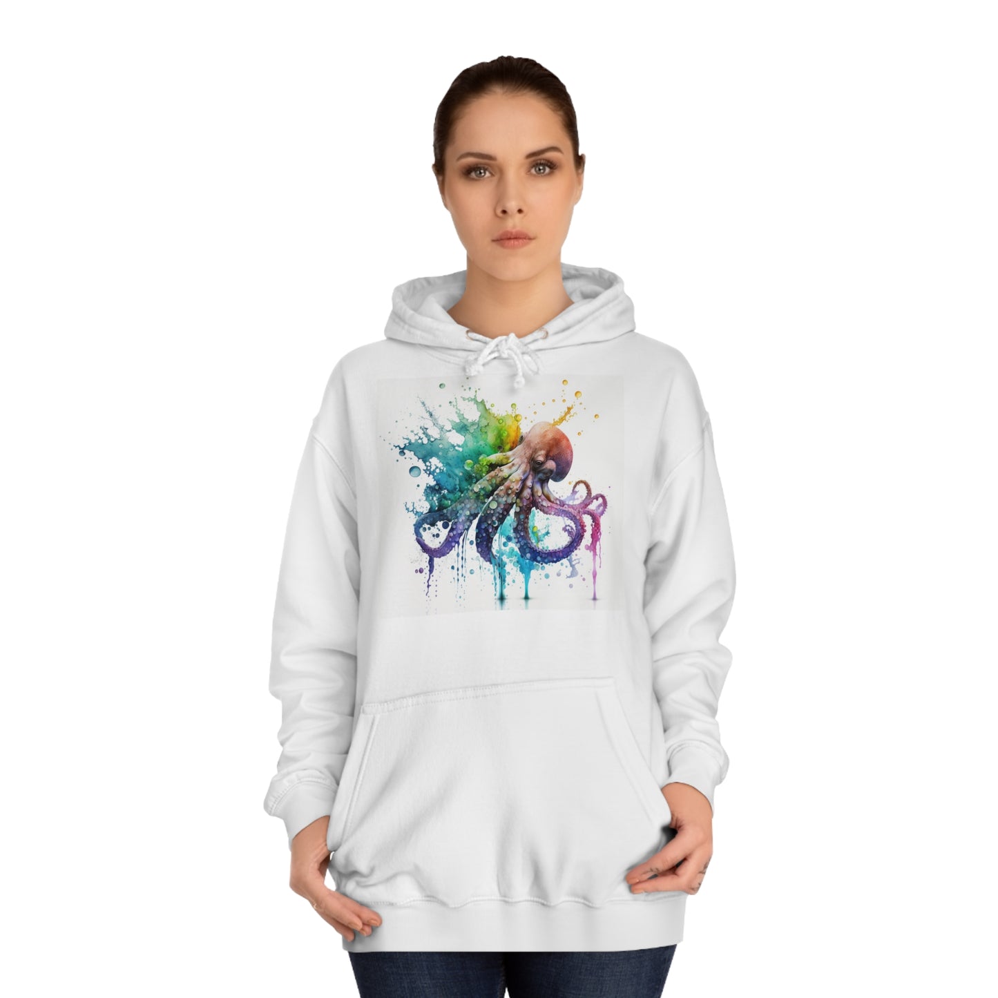 Octopus Drip Paint Hoodie