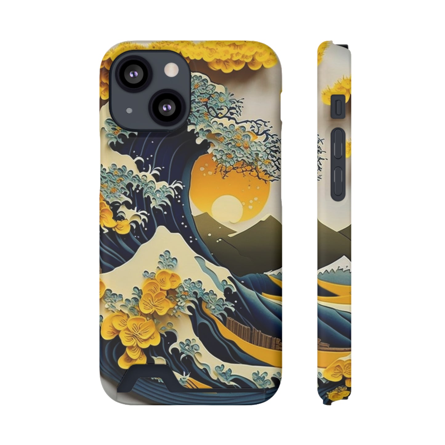The Tourist White Phone Case With Card Holder