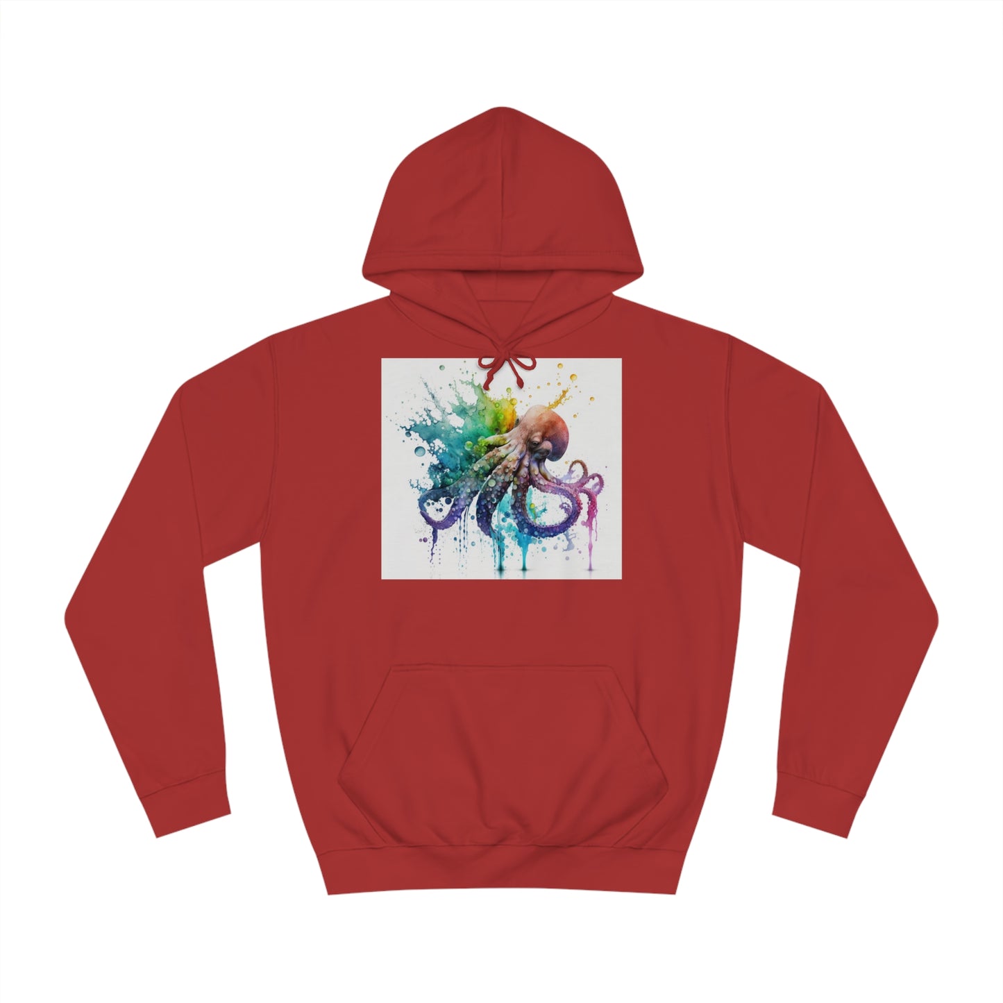 Octopus Drip Paint Hoodie