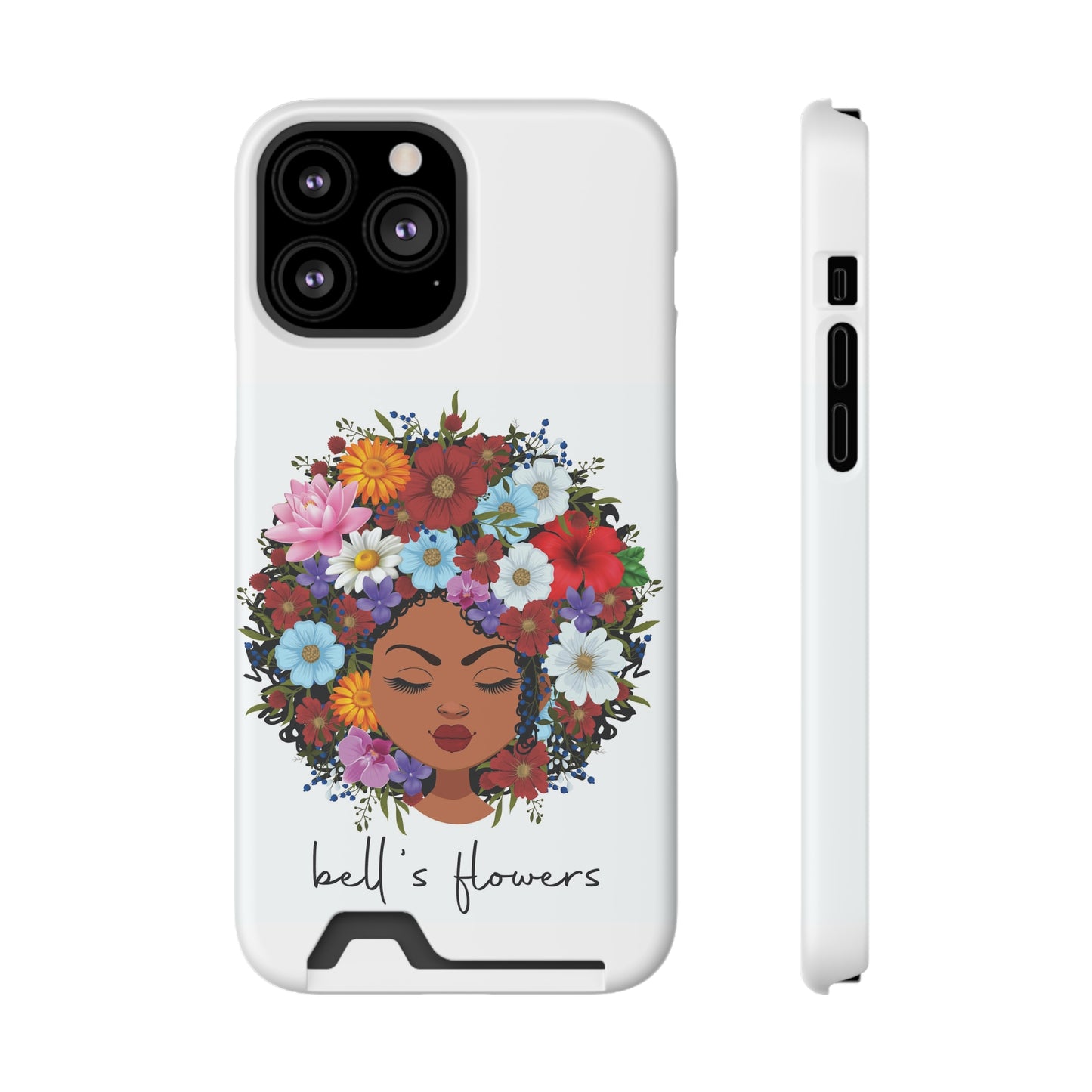 bell's flowers Original Logo Phone Case With Card Holder