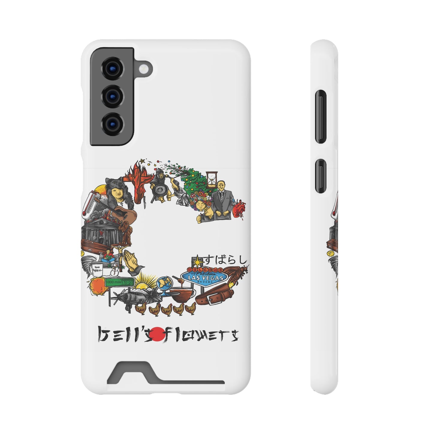 bell's flowers Album C original Phone Case With Card Holder