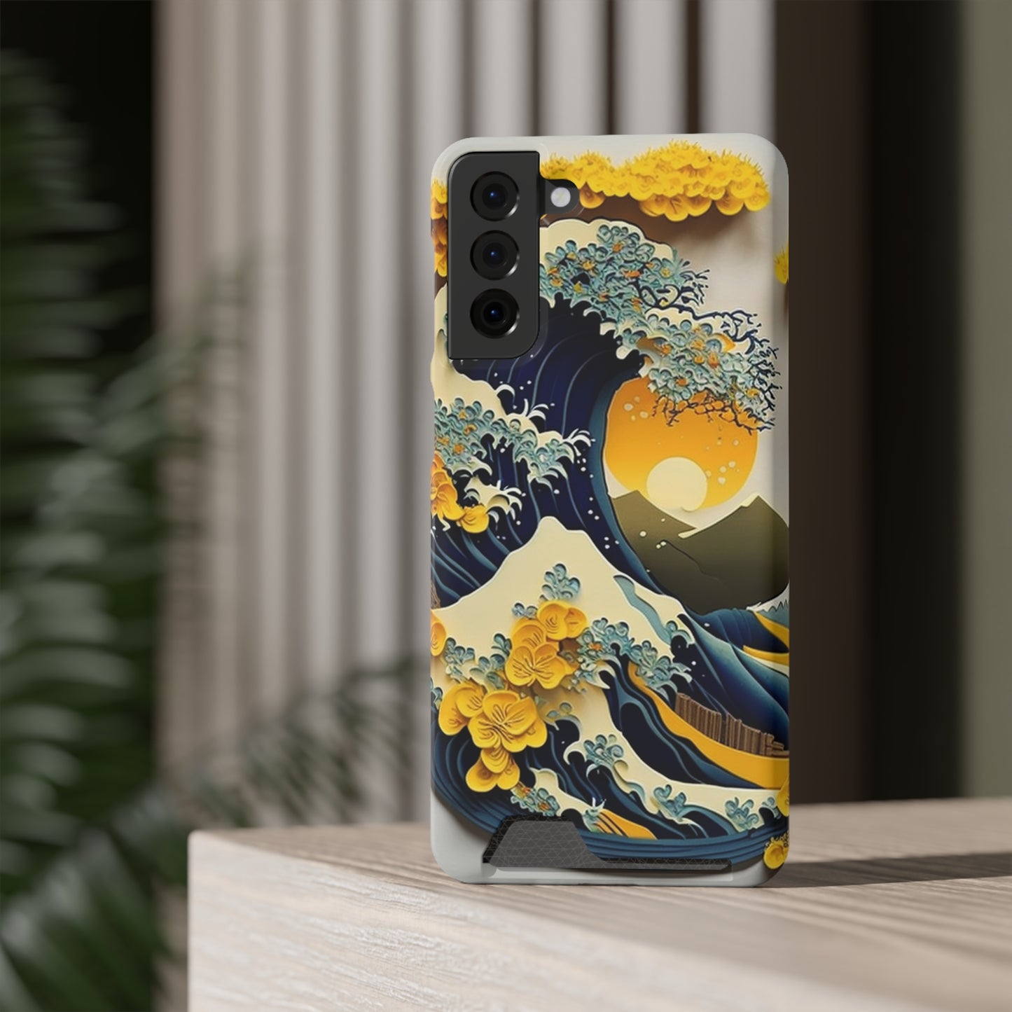 The Tourist White Phone Case With Card Holder