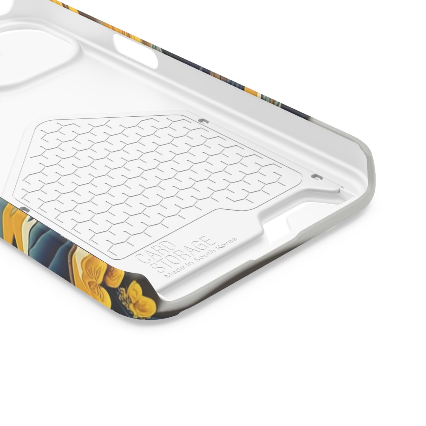The Tourist White Phone Case With Card Holder
