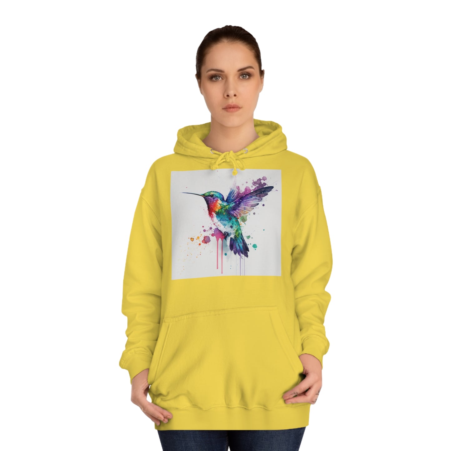 Hummingbird Watercolor Hoodie