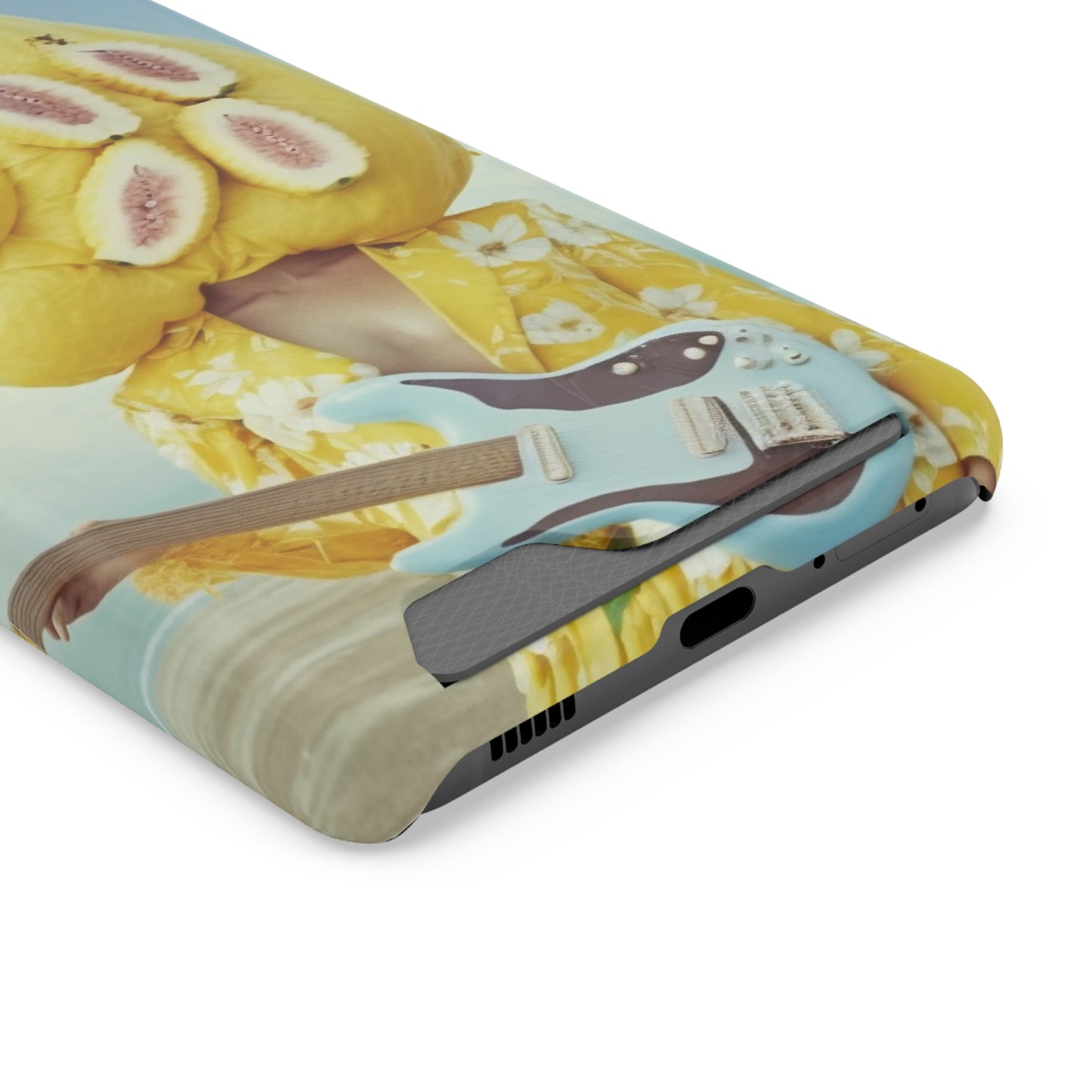 False Banana Phone Case With Card Holder