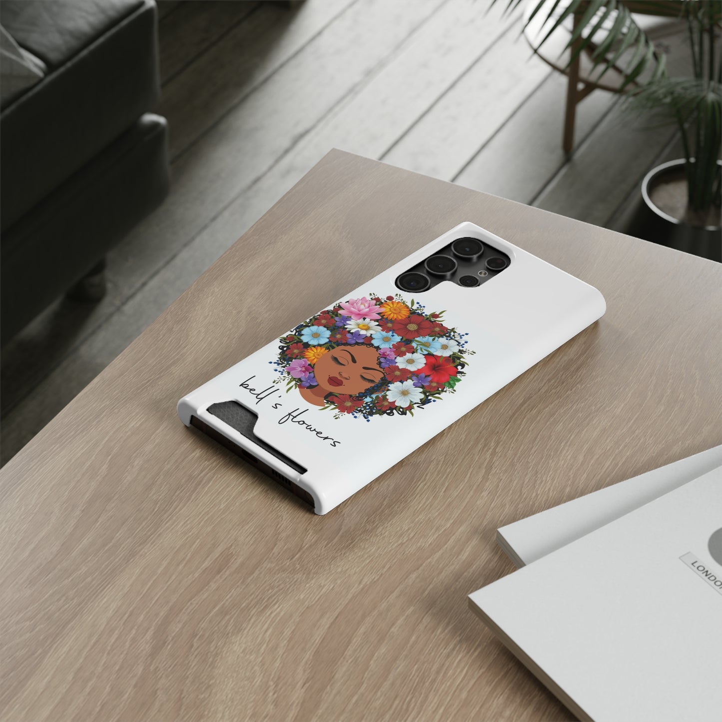 bell's flowers Original Logo Phone Case With Card Holder