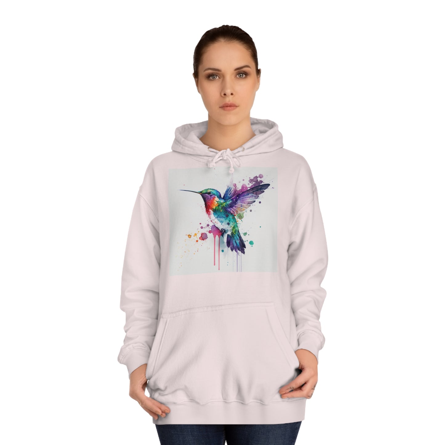 Hummingbird Watercolor Hoodie