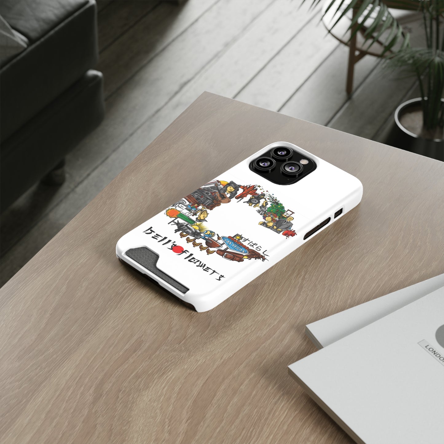 bell's flowers Album C original Phone Case With Card Holder