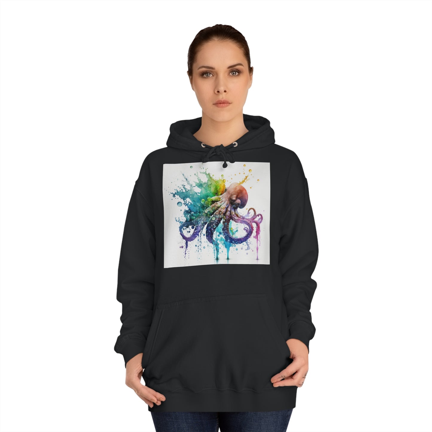 Octopus Drip Paint Hoodie