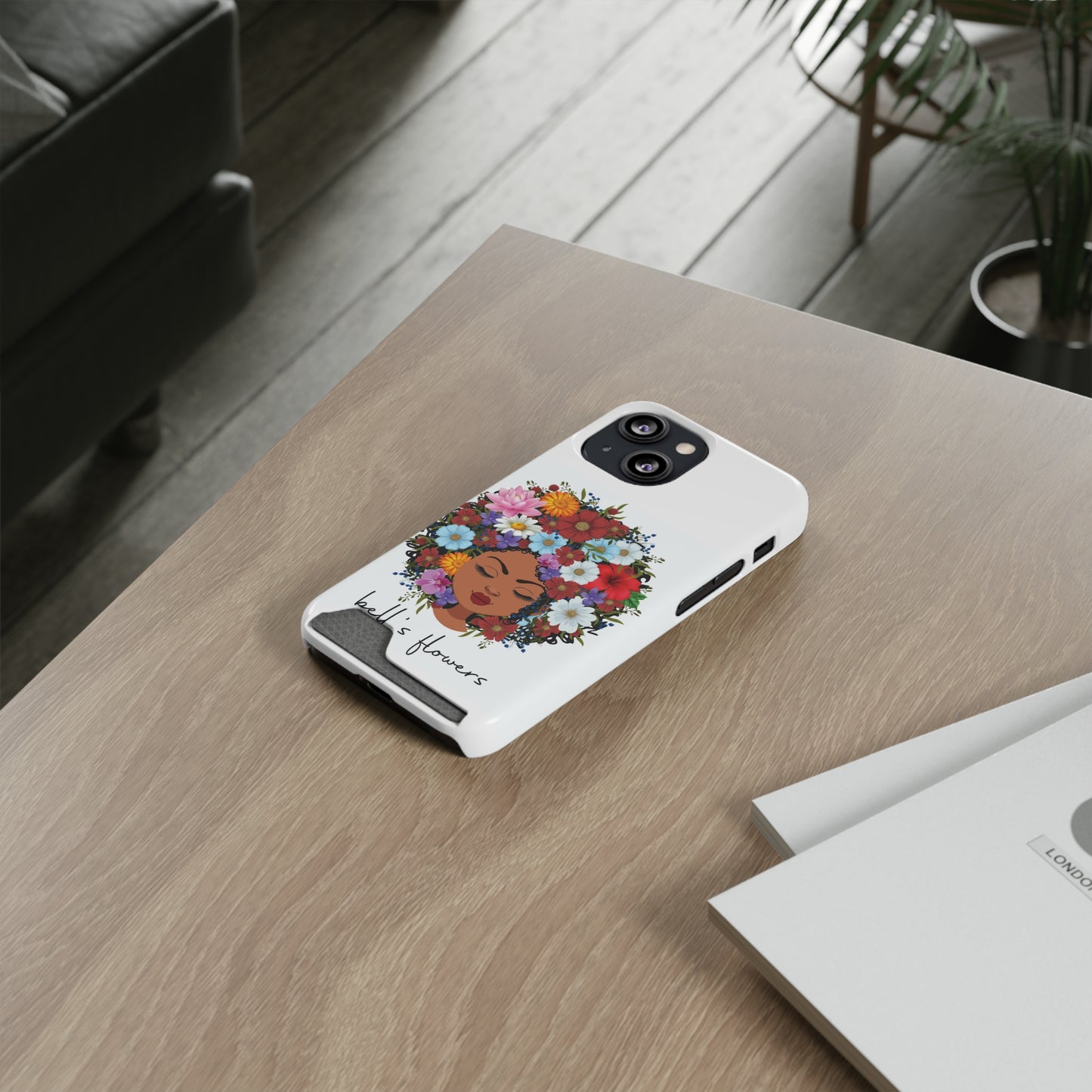 bell's flowers Original Logo Phone Case With Card Holder