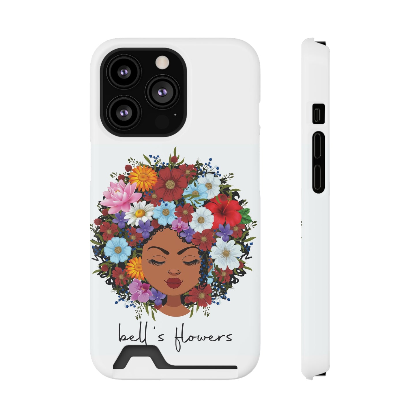 bell's flowers Original Logo Phone Case With Card Holder