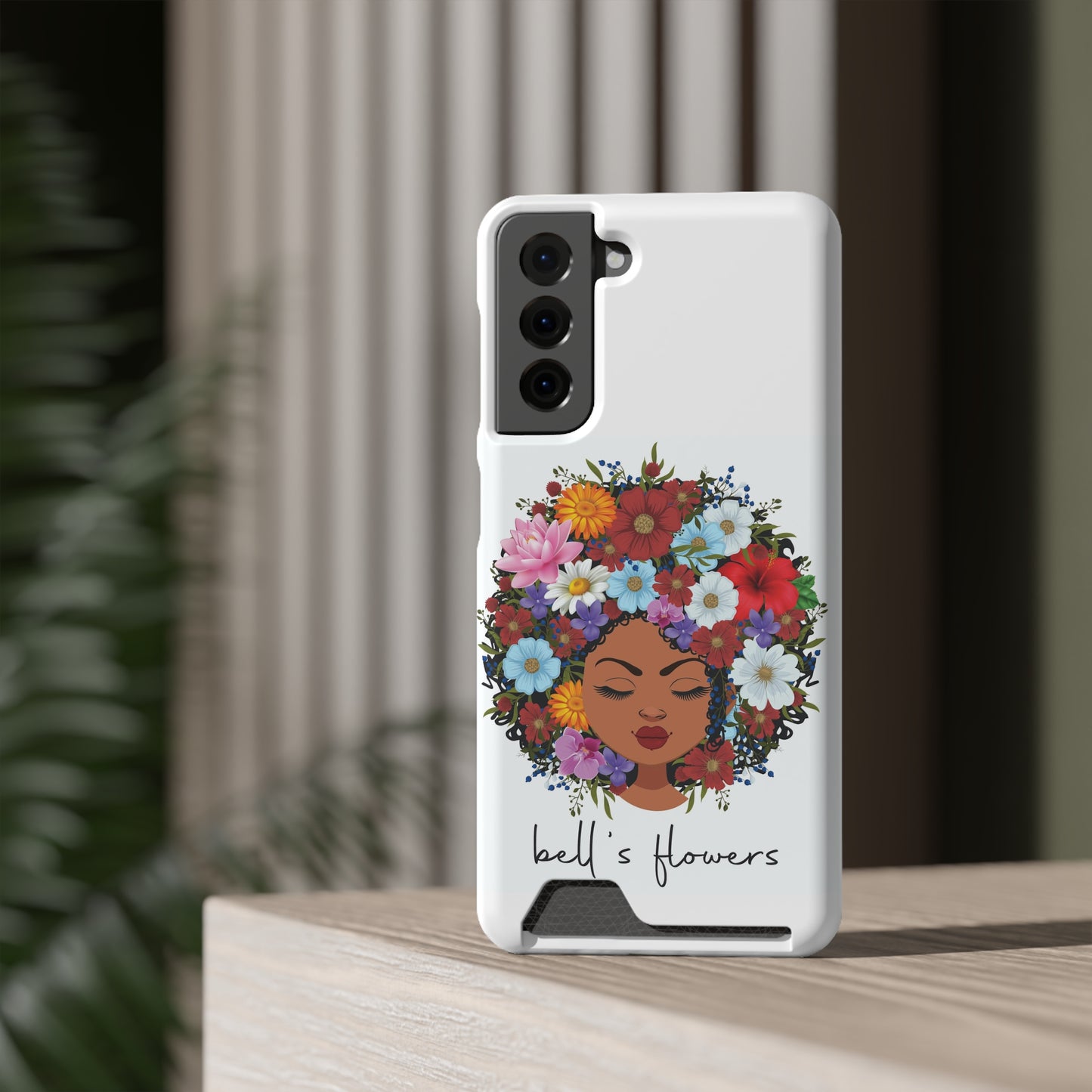 bell's flowers Original Logo Phone Case With Card Holder