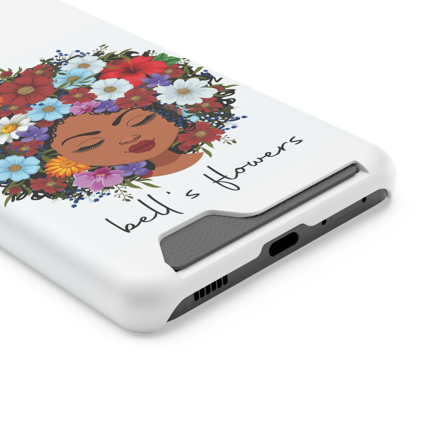 bell's flowers Original Logo Phone Case With Card Holder