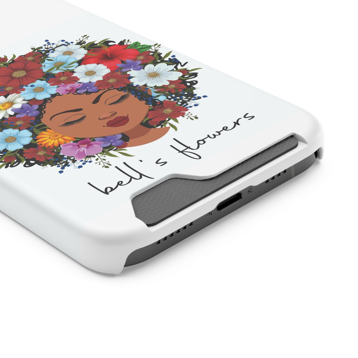bell's flowers Original Logo Phone Case With Card Holder