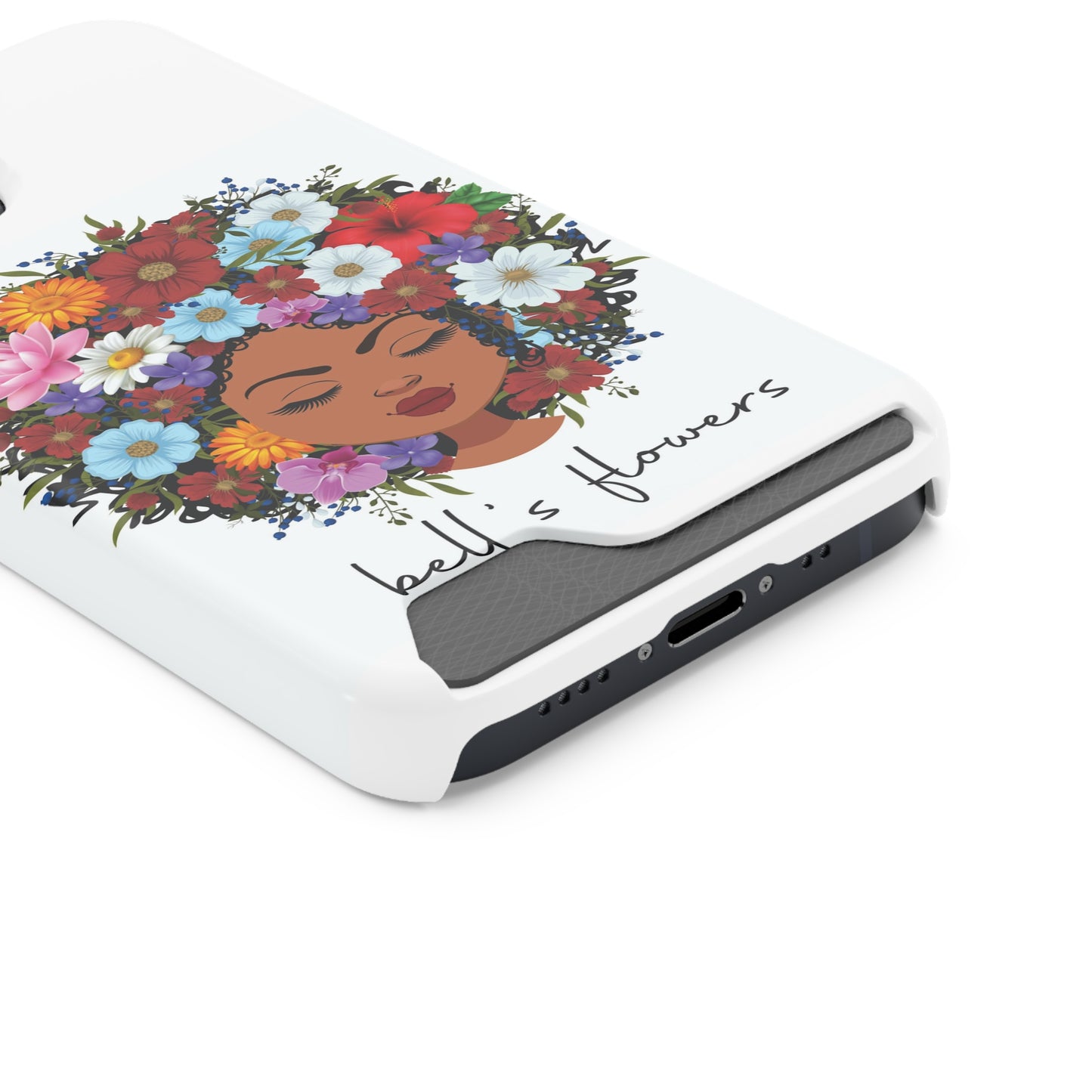 bell's flowers Original Logo Phone Case With Card Holder
