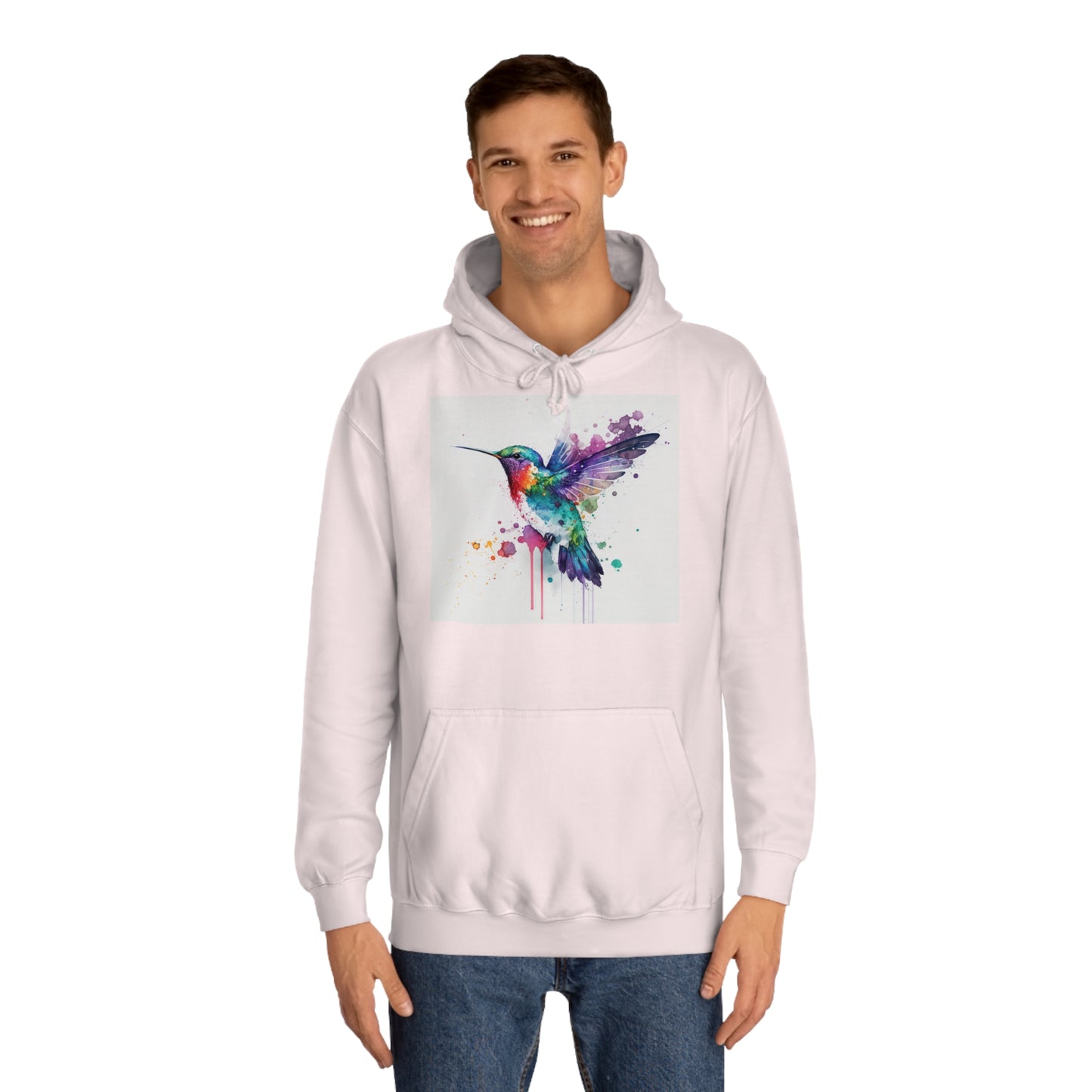 Hummingbird Watercolor Hoodie