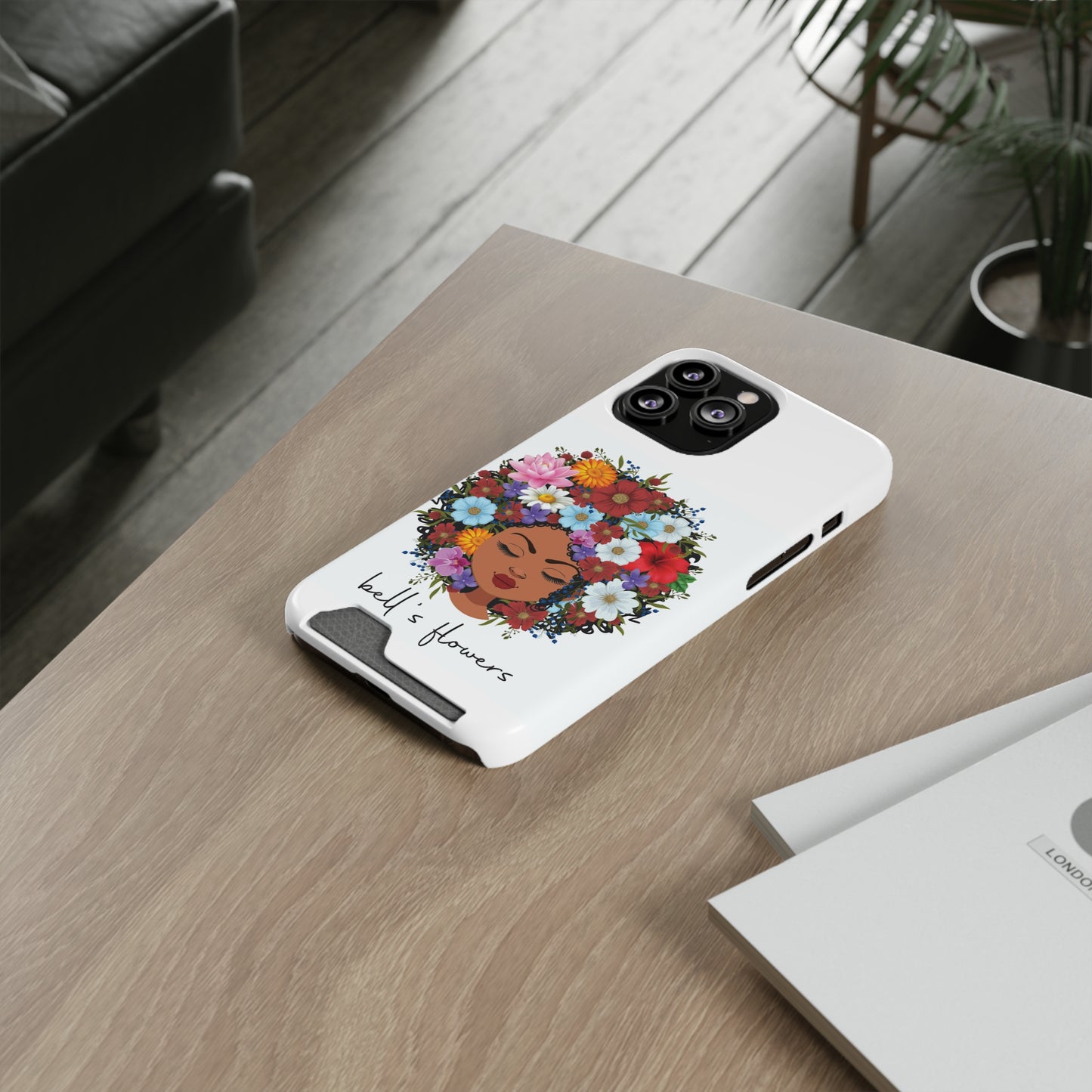 bell's flowers Original Logo Phone Case With Card Holder