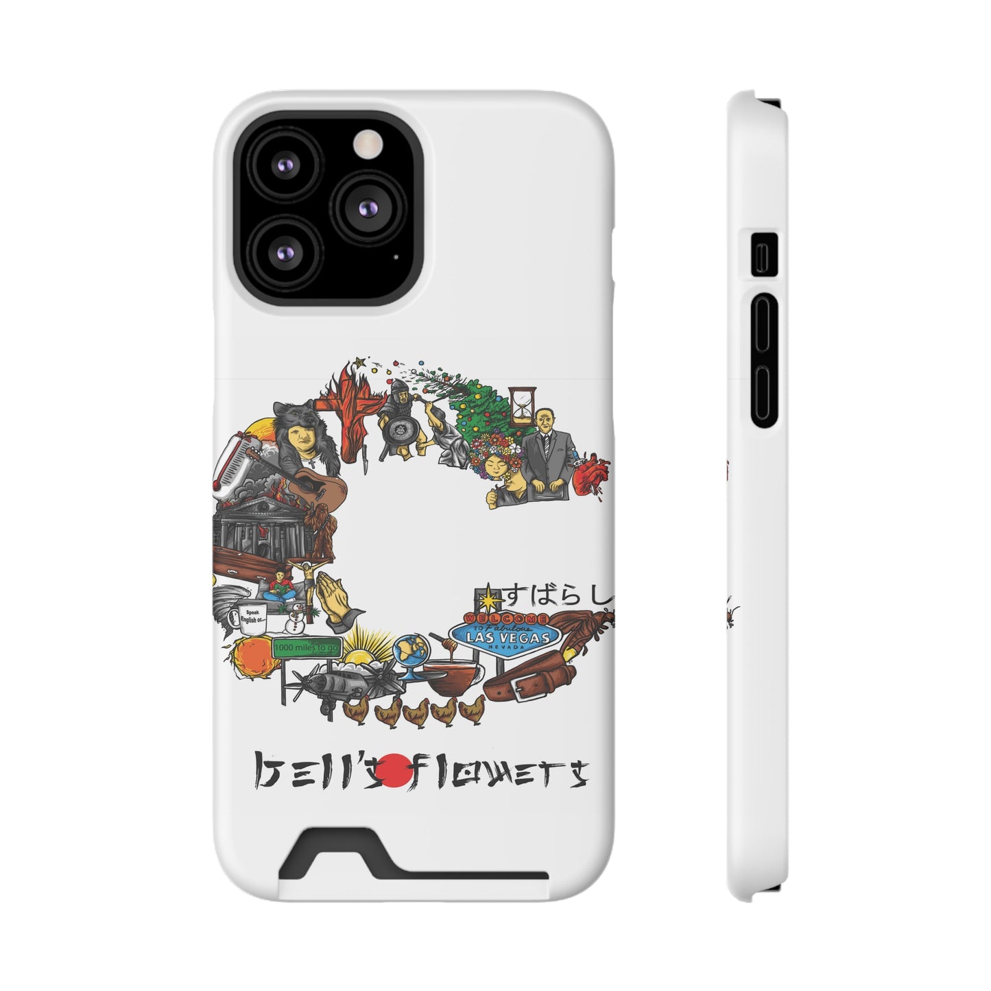bell's flowers Album C original Phone Case With Card Holder