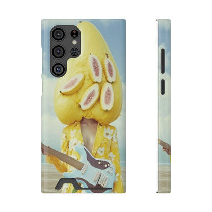 False Banana Phone Case With Card Holder