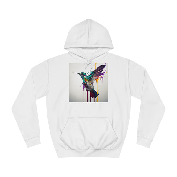 Hummingbird Drip Paint Hoodie