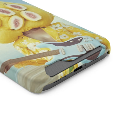 False Banana Phone Case With Card Holder