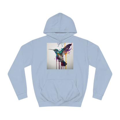 Hummingbird Drip Paint Hoodie