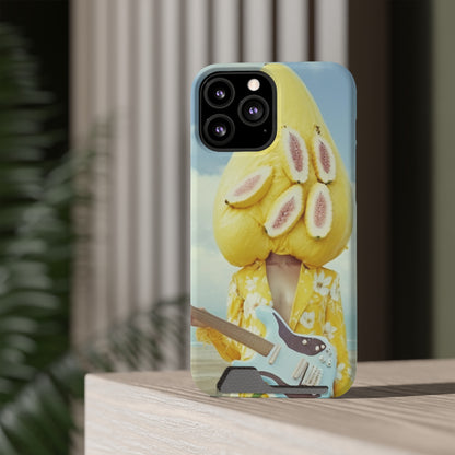 False Banana Phone Case With Card Holder