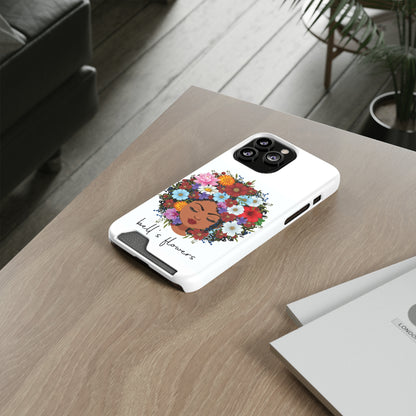 bell's flowers Original Logo Phone Case With Card Holder