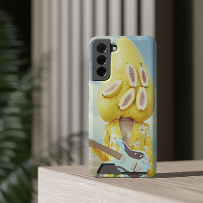 False Banana Phone Case With Card Holder