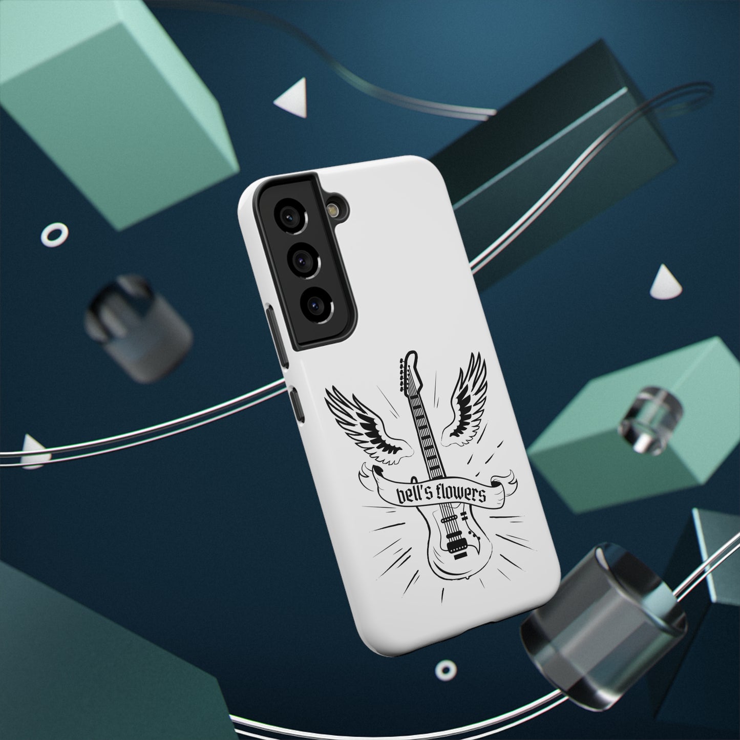 bell’s flowers Rock With Wings Phone Case