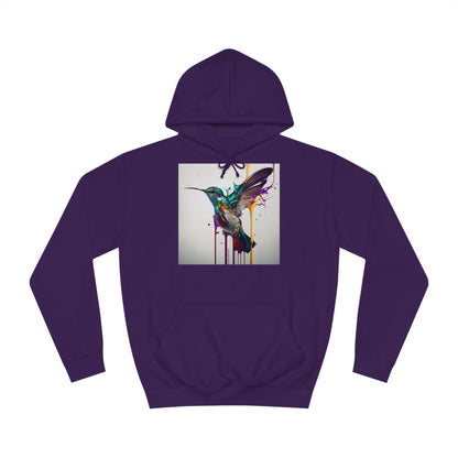 Hummingbird Drip Paint Hoodie