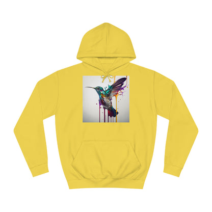 Hummingbird Drip Paint Hoodie