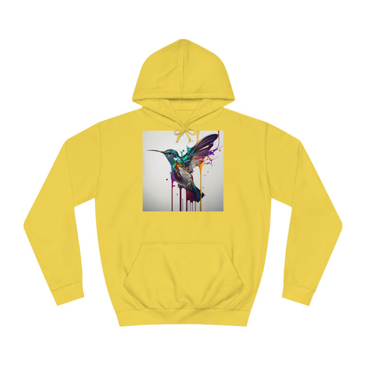 Hummingbird Drip Paint Hoodie