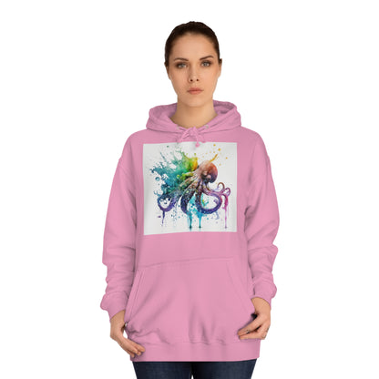 Octopus Drip Paint Hoodie