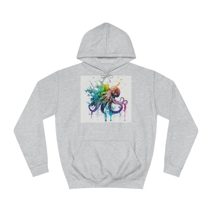 Octopus Drip Paint Hoodie