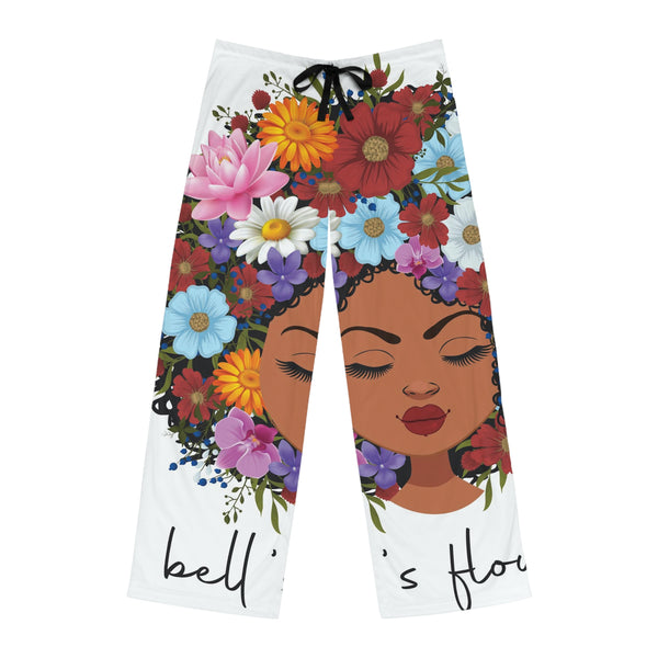 bell's flowers original logo pajama pants