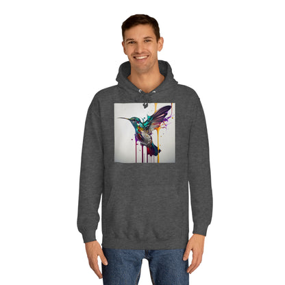 Hummingbird Drip Paint Hoodie
