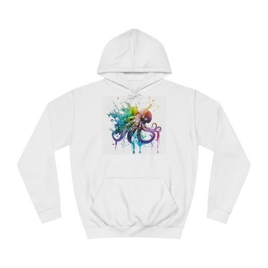 Octopus Drip Paint Hoodie