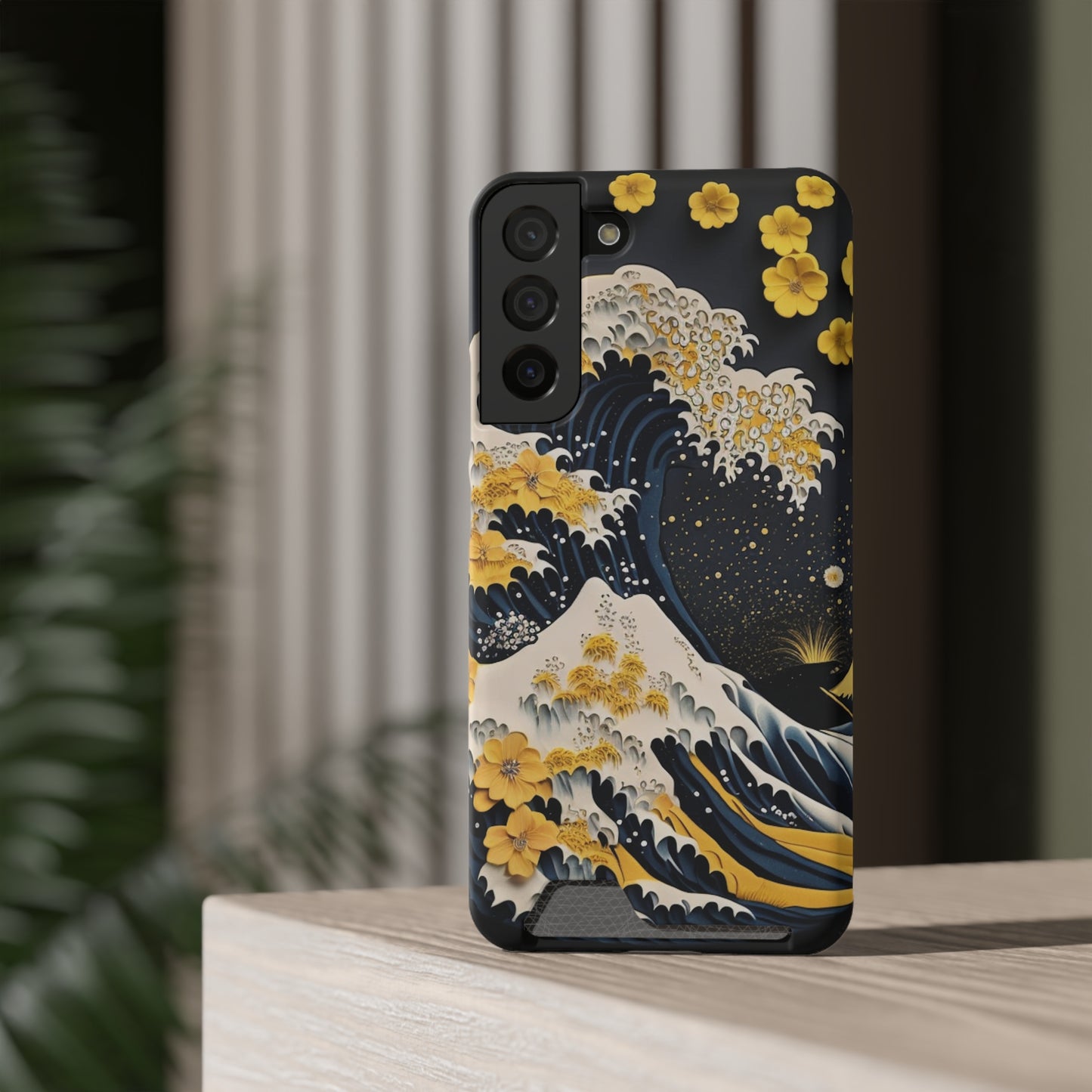 The Tourist Black Phone Case With Card Holder