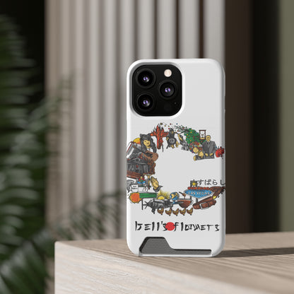 bell's flowers Album C original Phone Case With Card Holder