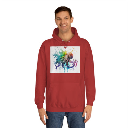 Octopus Drip Paint Hoodie