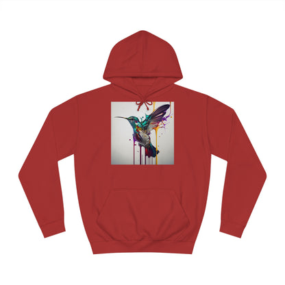 Hummingbird Drip Paint Hoodie