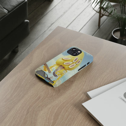 False Banana Phone Case With Card Holder