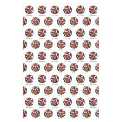 bell's flowers Original Logo Wrapping Paper
