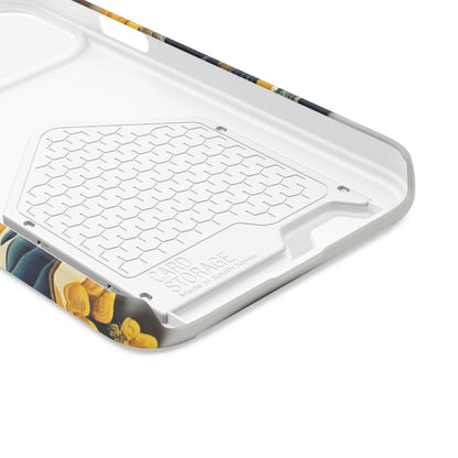 The Tourist White Phone Case With Card Holder