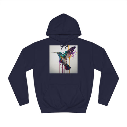 Hummingbird Drip Paint Hoodie