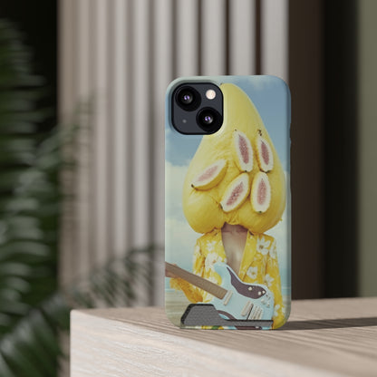 False Banana Phone Case With Card Holder