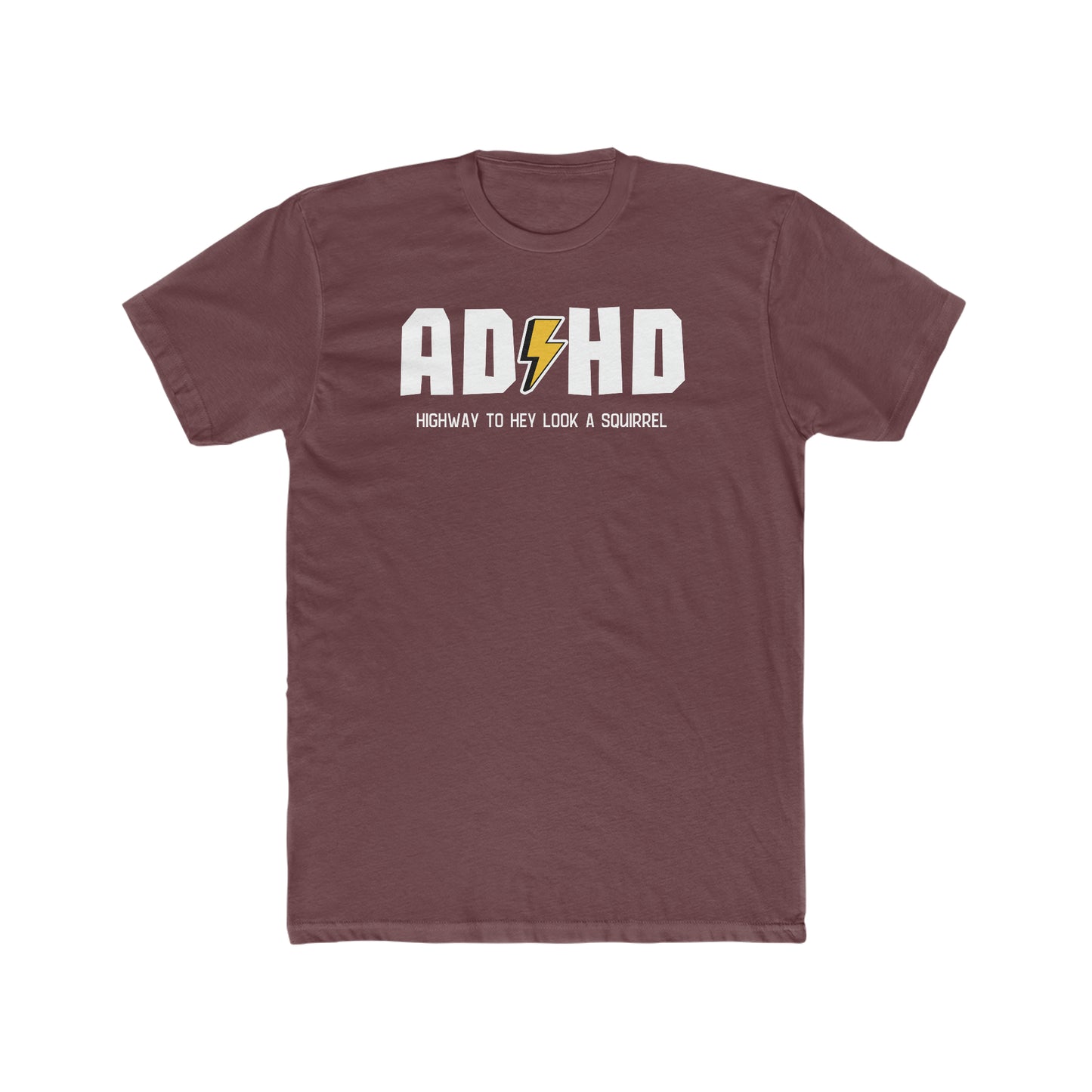 ADHD. Men's Cotton Crew Tee