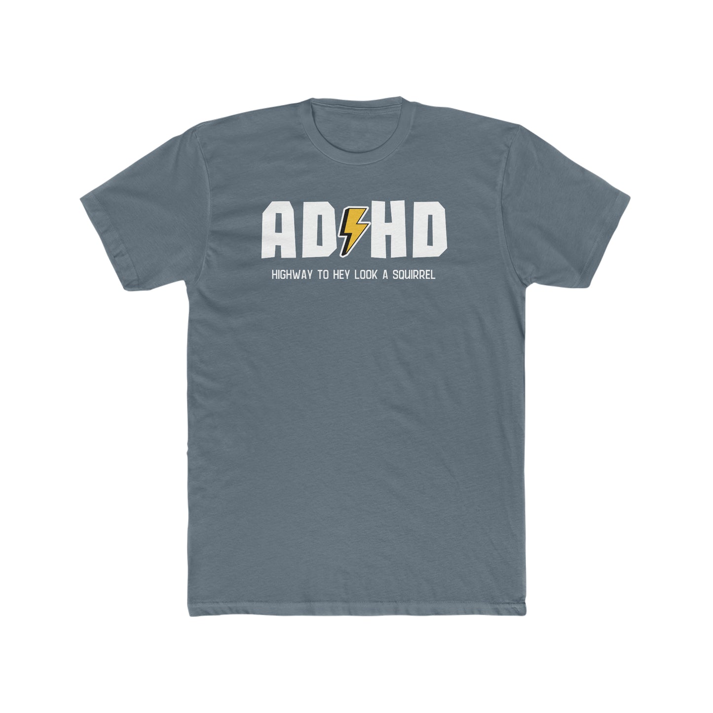 ADHD. Men's Cotton Crew Tee