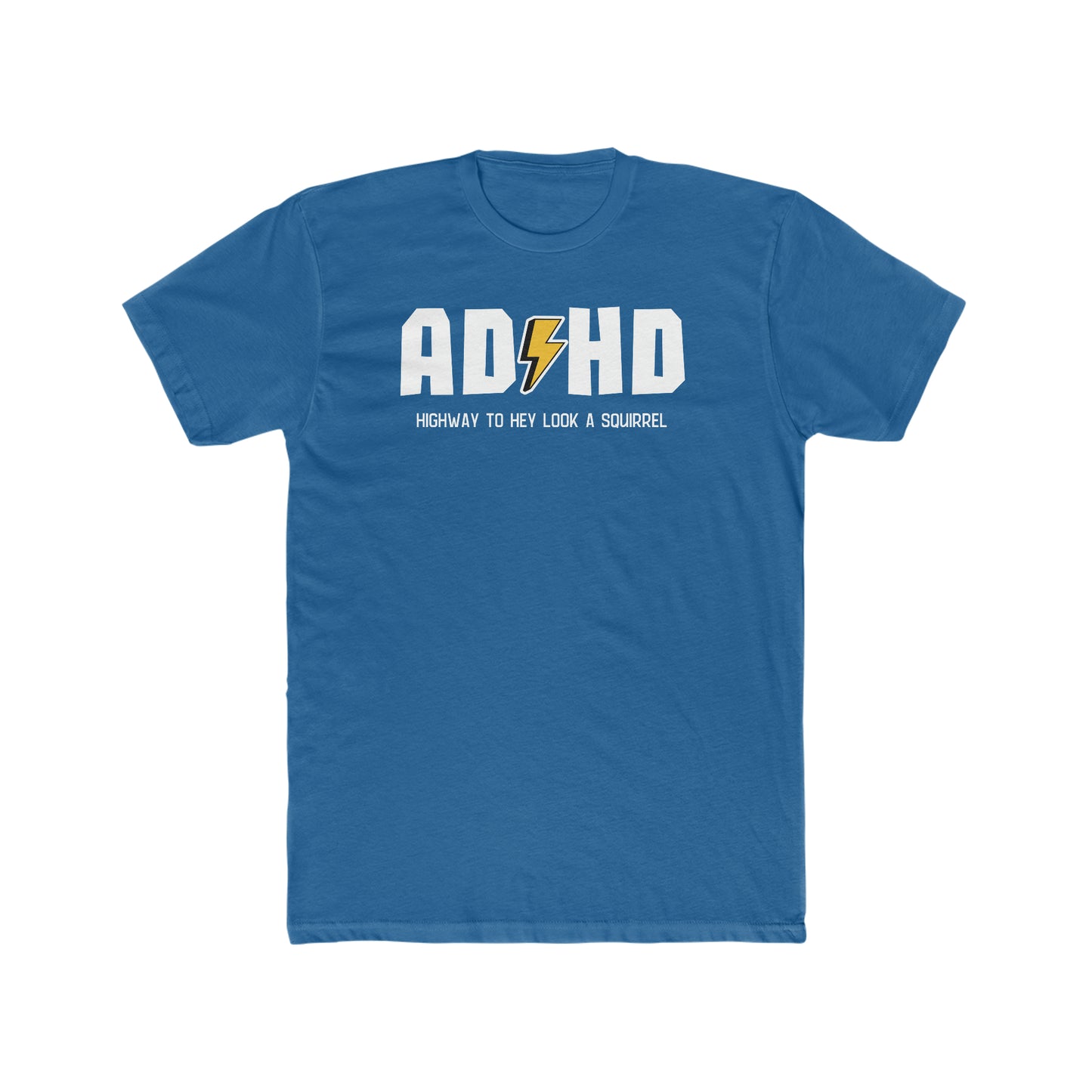 ADHD. Men's Cotton Crew Tee